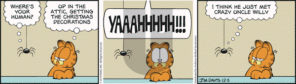 Garfield on Thursday December 5, 2019 Comic Strip