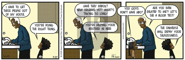 The Boondocks on Tuesday September 27, 2005 Comic Strip