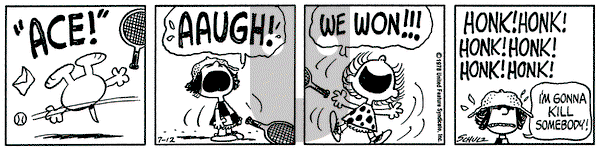 Peanuts on Wednesday July 12, 1978 Comic Strip