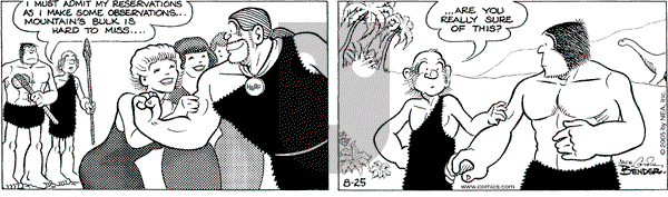 Alley Oop on Thursday August 25, 2005 Comic Strip