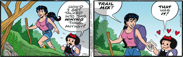 Nancy on Monday July 6, 2015 Comic Strip