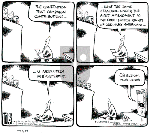 Tom Toles on Thursday October 7, 1999 Comic Strip