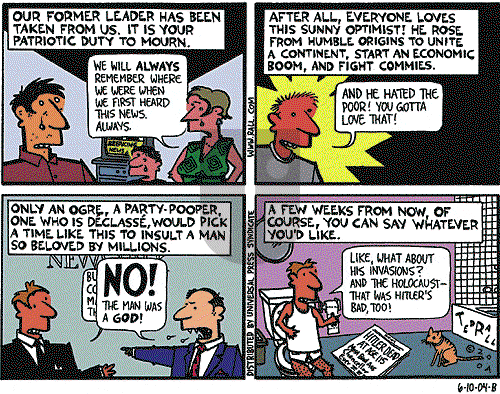 Ted Rall on Saturday June 12, 2004 Comic Strip