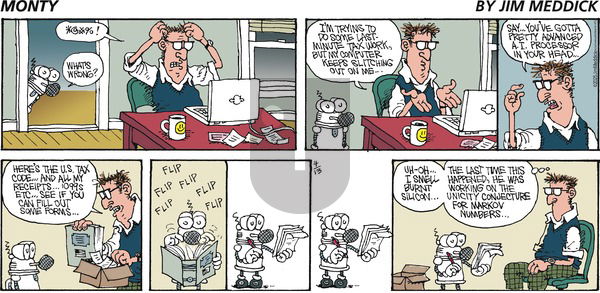 Monty on Sunday April 13, 2025 Comic Strip