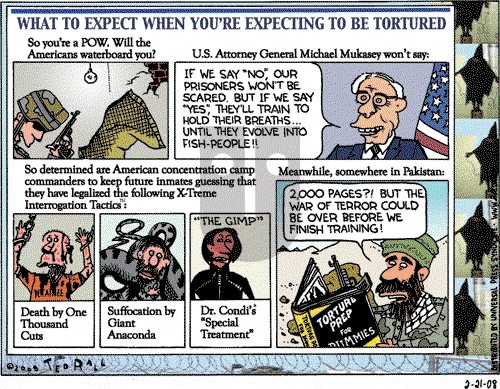 Ted Rall - Thursday February 21, 2008 Comic Strip