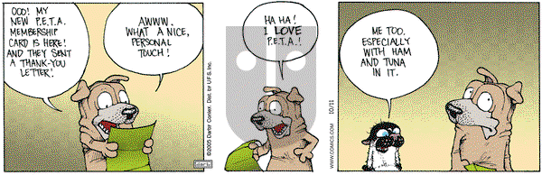Get Fuzzy on Tuesday October 11, 2005 Comic Strip