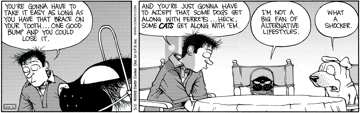 Get Fuzzy - Thursday May 2, 2002 Comic Strip