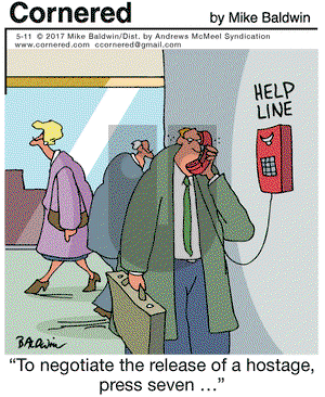 Cornered on Thursday May 11, 2017 Comic Strip