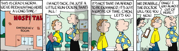 Drabble on Saturday March 7, 2009 Comic Strip
