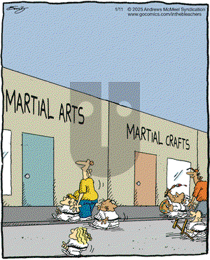 In the Bleachers - Saturday January 11, 2025 Comic Strip