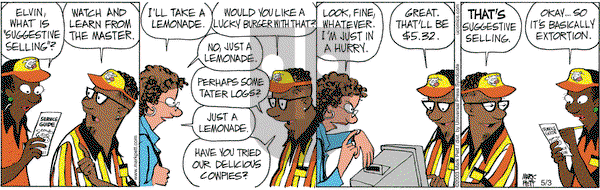 Lucky Cow on Thursday July 24, 2003 Comic Strip