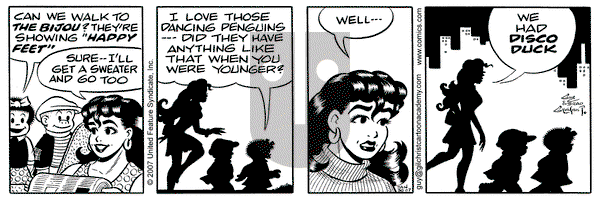 Nancy on Tuesday January 30, 2007 Comic Strip