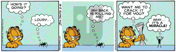 Garfield on Wednesday February 8, 2006 Comic Strip