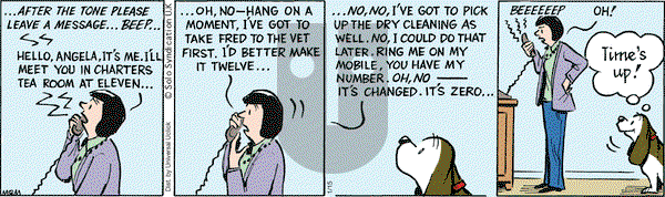 Fred Basset on Thursday January 15, 2015 Comic Strip