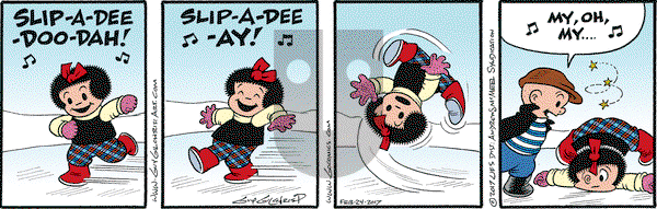 Nancy on Friday February 24, 2017 Comic Strip
