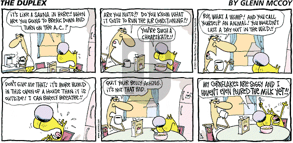 The Duplex on Friday October 4, 2002 Comic Strip