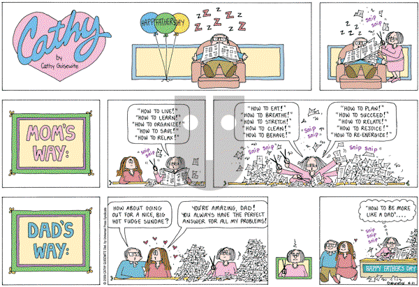 Cathy Classics - Sunday June 21, 2009 Comic Strip
