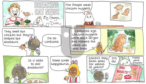 Breaking Cat News on Sunday August 14, 2016 Comic Strip