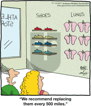 In the Bleachers on Saturday July 1, 2017 Comic Strip