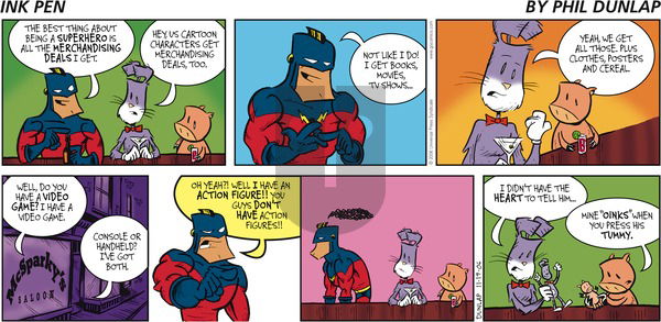 Ink Pen on Saturday August 25, 2007 Comic Strip