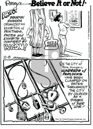 Ripley's Believe It or Not on Wednesday October 8, 2003 Comic Strip