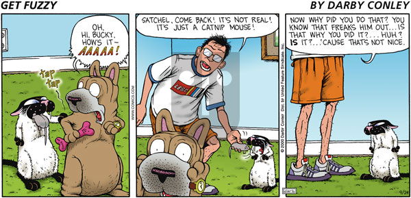 Get Fuzzy on Sunday September 24, 2000 Comic Strip