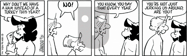 Arlo and Janis on Monday November 21, 1994 Comic Strip