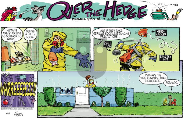 Over the Hedge on Sunday June 7, 2020 Comic Strip