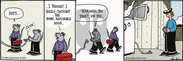 Overboard on Thursday April 9, 2015 Comic Strip
