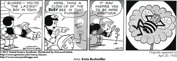 Nancy Classics on Thursday April 20, 2017 Comic Strip