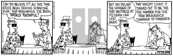 Monty on Thursday October 9, 2003 Comic Strip