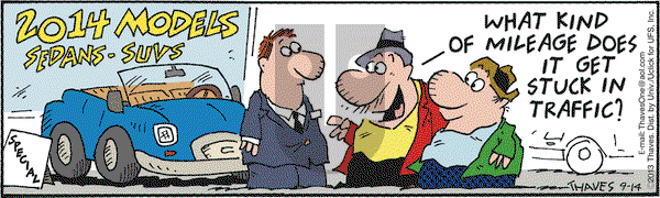 Frank and Ernest on Saturday September 14, 2013 Comic Strip