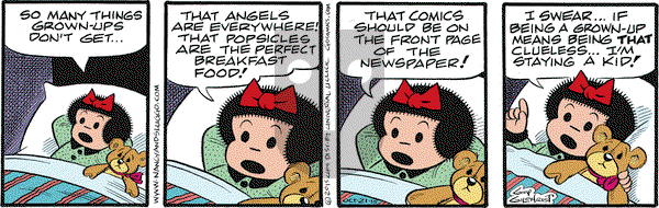 Nancy on Wednesday October 21, 2015 Comic Strip