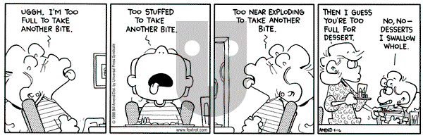 FoxTrot on Saturday May 16, 1998 Comic Strip