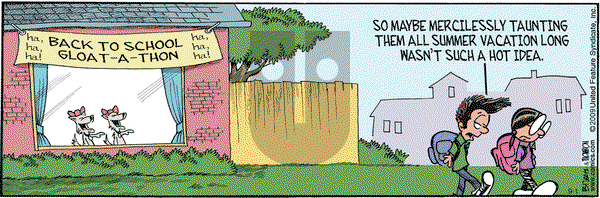Grand Avenue on Tuesday September 1, 2009 Comic Strip