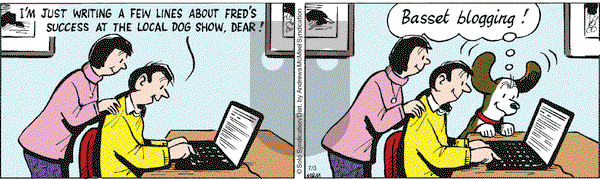 Fred Basset on Monday July 3, 2017 Comic Strip