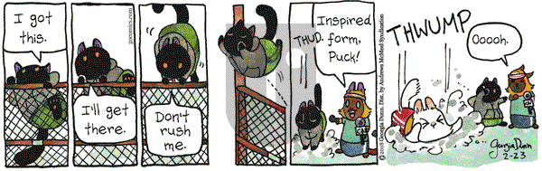 Breaking Cat News on Friday February 23, 2018 Comic Strip