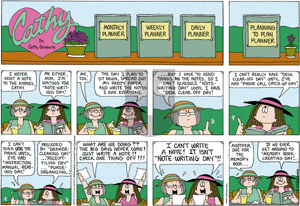 Cathy Classics - Sunday June 23, 2013 Comic Strip