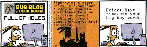 La Cucaracha on Saturday December 26, 2015 Comic Strip