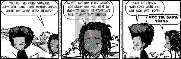 The Boondocks on Friday April 11, 2025 Comic Strip