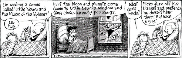 Cul de Sac on Monday April 21, 2008 Comic Strip