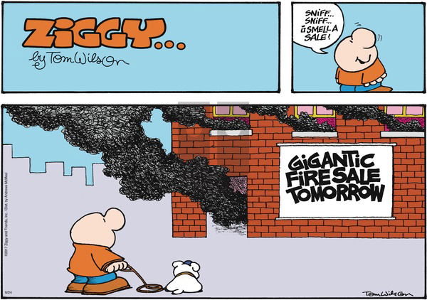 Ziggy on Sunday September 24, 2017 Comic Strip