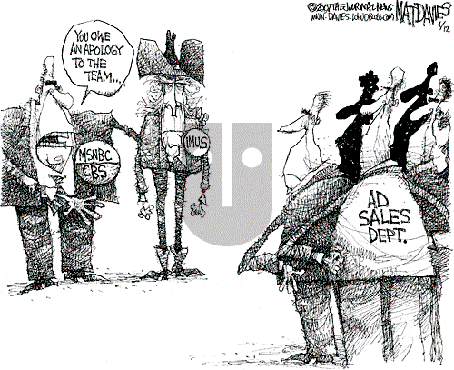 Matt Davies on Thursday April 12, 2007 Comic Strip