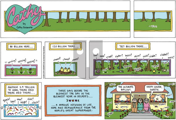 Cathy Classics on Sunday April 12, 2009 Comic Strip