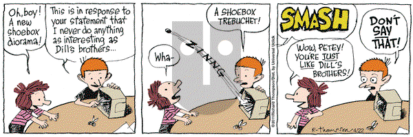 Cul de Sac on Friday April 22, 2011 Comic Strip