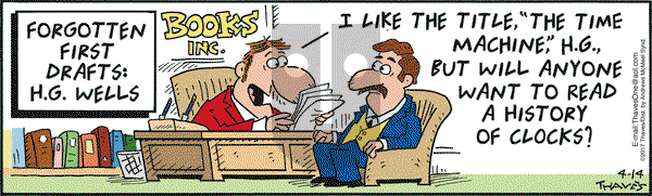 Frank and Ernest on Friday April 14, 2017 Comic Strip