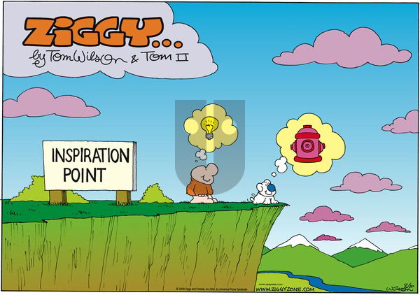 Ziggy on Sunday August 20, 2000 Comic Strip