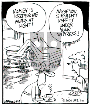 Reality Check on Tuesday May 2, 2000 Comic Strip