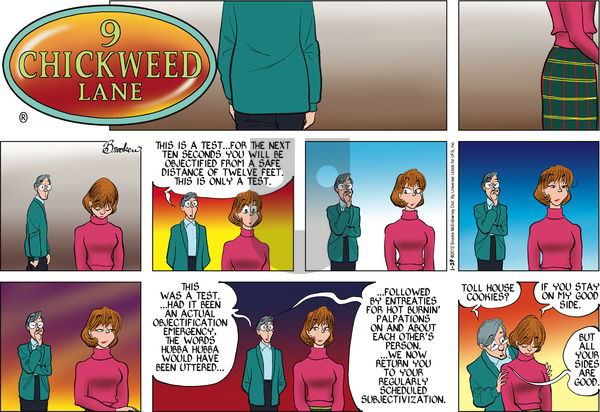 9 Chickweed Lane on Sunday January 29, 2012 Comic Strip