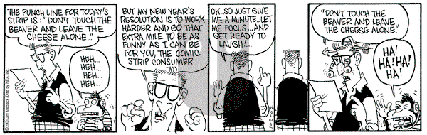 Monty on Wednesday January 2, 2002 Comic Strip
